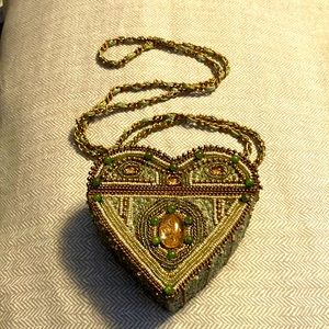 Small heart shaped bag